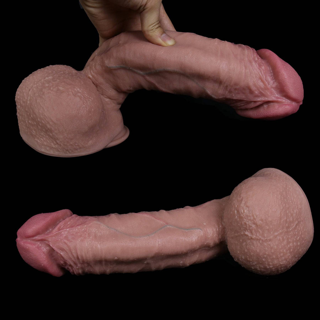 12 Inch Classic Huge Silicone Realistic Dildo - Tarisss Sex Toy Store