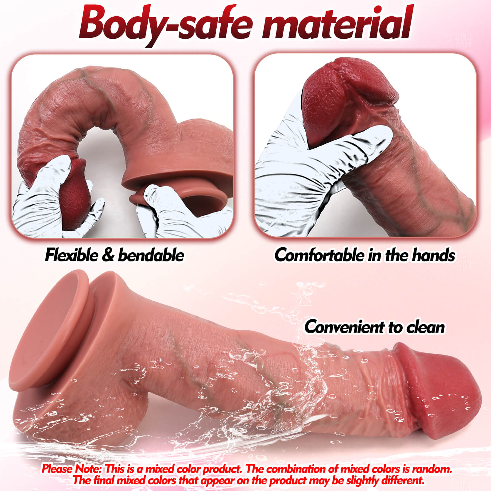 12 Inch Large Realistic Dual Density Dildo - Tarisss Sex Toy Store