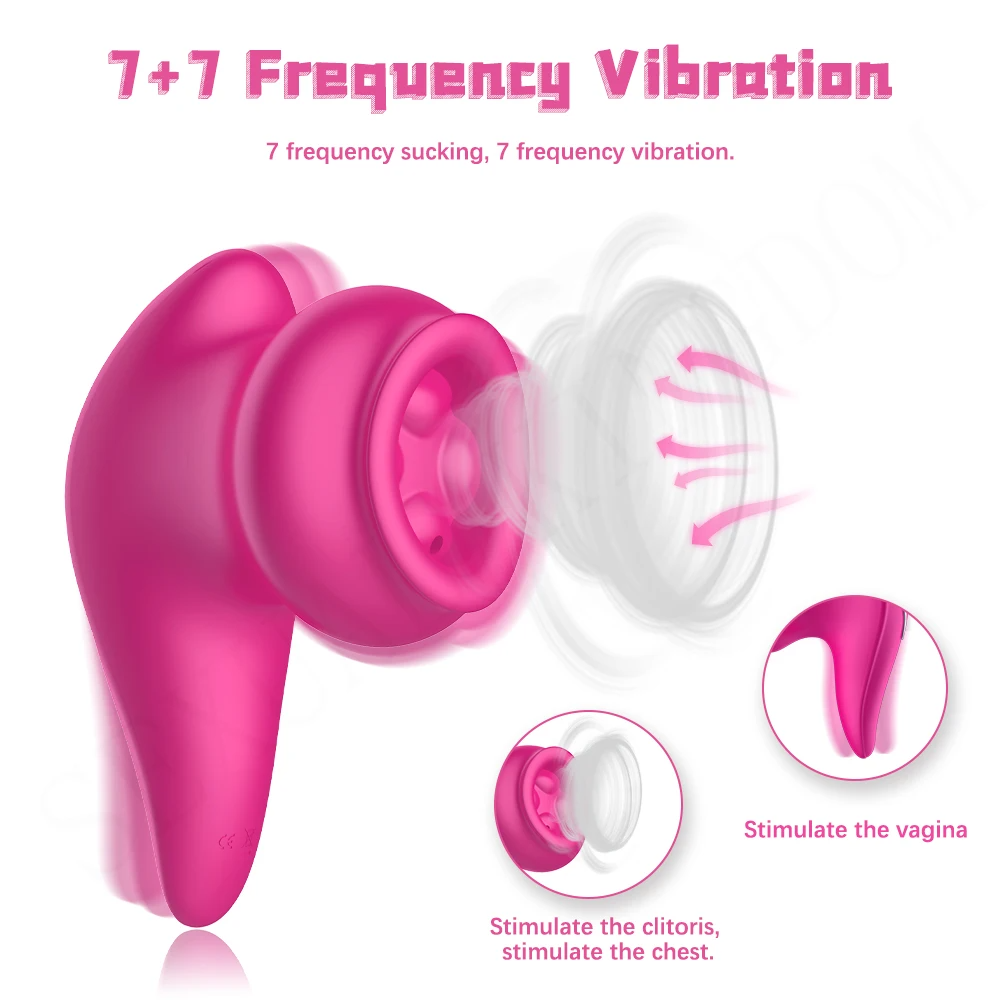 Clitoral Sucker Female Sex Toys - Best Vibrating Panty Oral Sex Vibrator Nipple Clamp