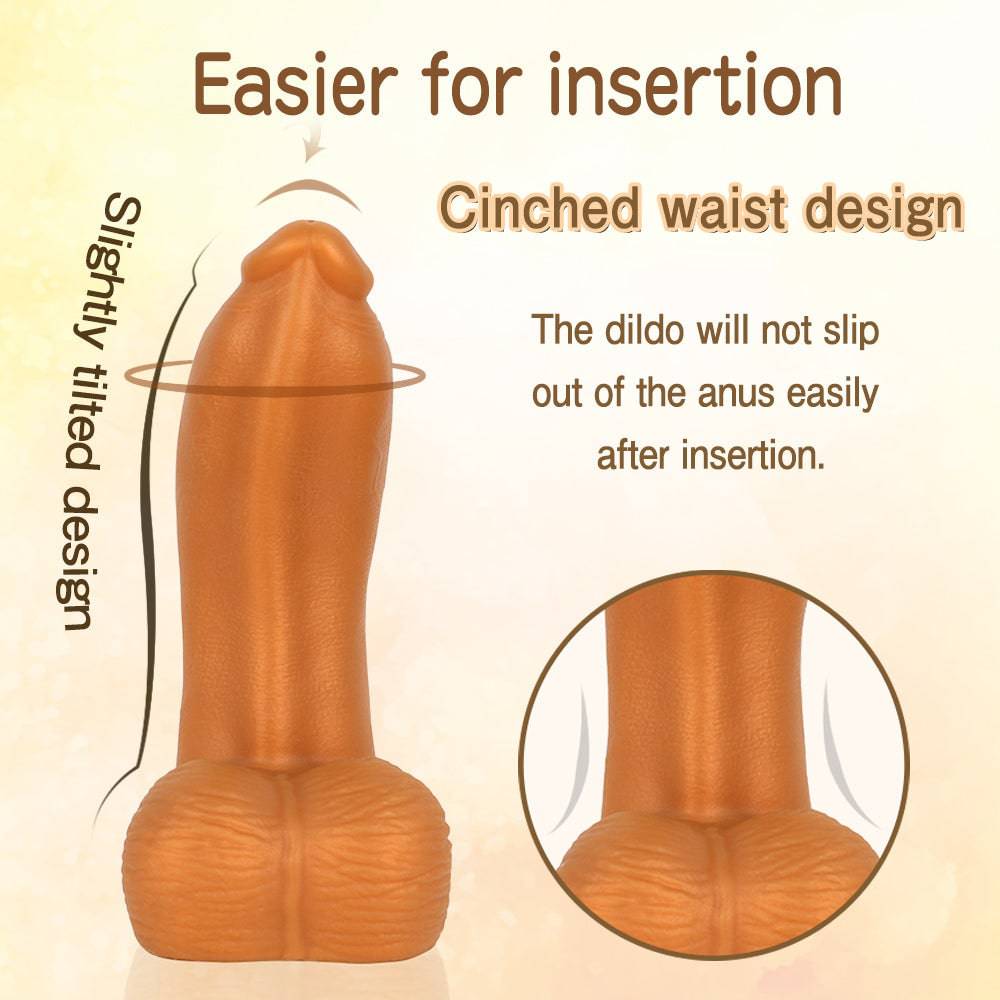 12.2 Inch Yellow Thick Realistic Huge Dildo - Tarisss Sex Toy Store
