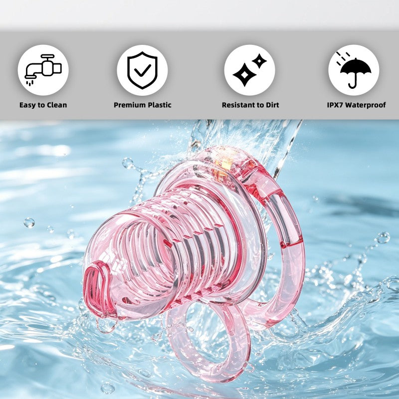Transparent Flexible Chastity Cage with Stretchable Design （R6）