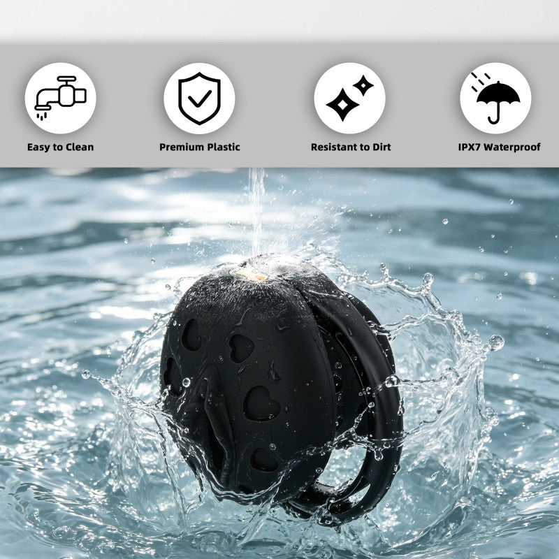 Recessed Silicone Chastity Cage for Men | Ergonomic Inward Design Wearable Device with Remote Vibration & Adjustable Fit System
