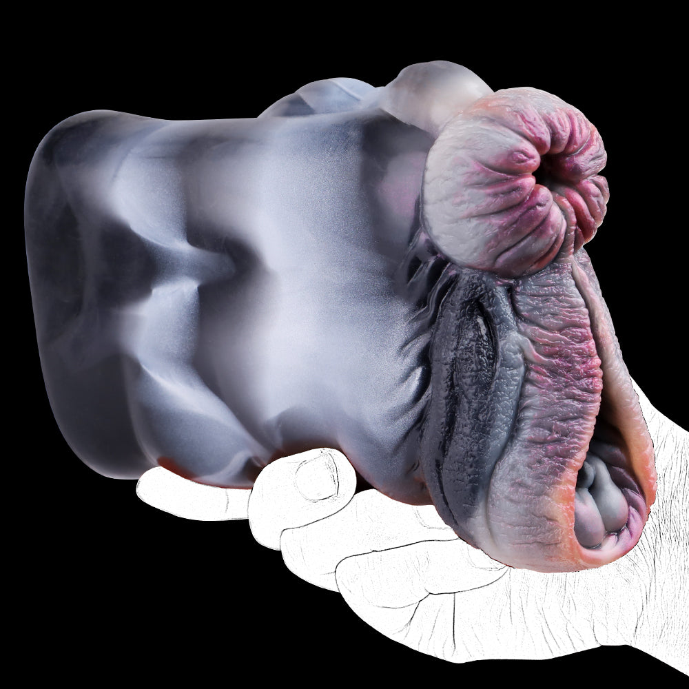 Zebra Animal Vagina Pussy Male Masturbation Cup - Pocket Realistic Silicone Penis Sex Toy