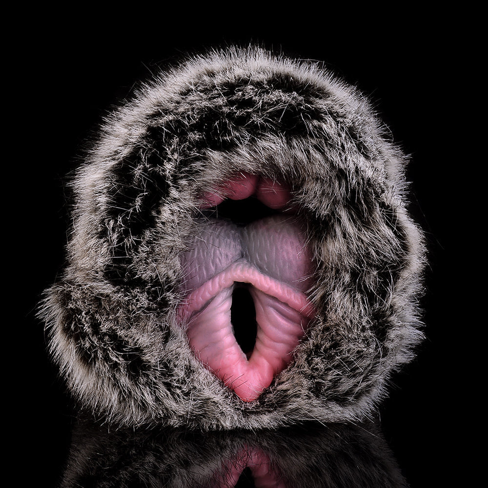 Furry Animal Pocket Pussy | Dual-Opening Fantasy Masturbation Cup with Vibrator Slot — Domlust