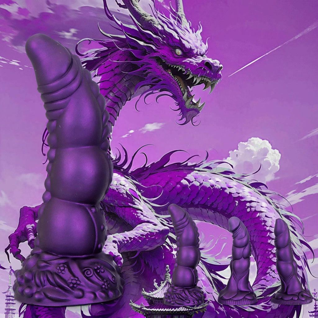 Exotic Dragon Dildo Butt Plug - Fantasy Monster Silicone Dildos G- Sex Toys