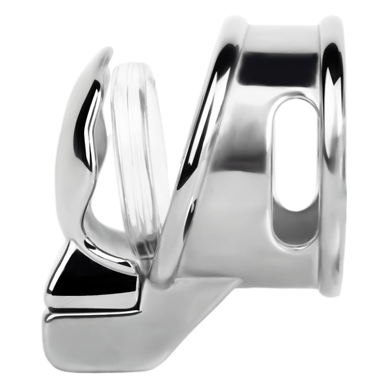 No Ball Ring Chastity Cage 2.0 Stainless Steel Glans Locking Male Chastity Device for Long-Term Comfortable Wear