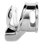 No Ball Ring Chastity Cage 2.0 Stainless Steel Glans Locking Male Chastity Device for Long-Term Comfortable Wear