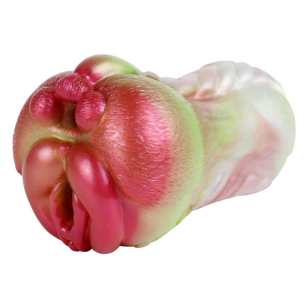 Fire Cat Pocket Pussy — Silicone Animal Fetish Male Masturbator | Domlust