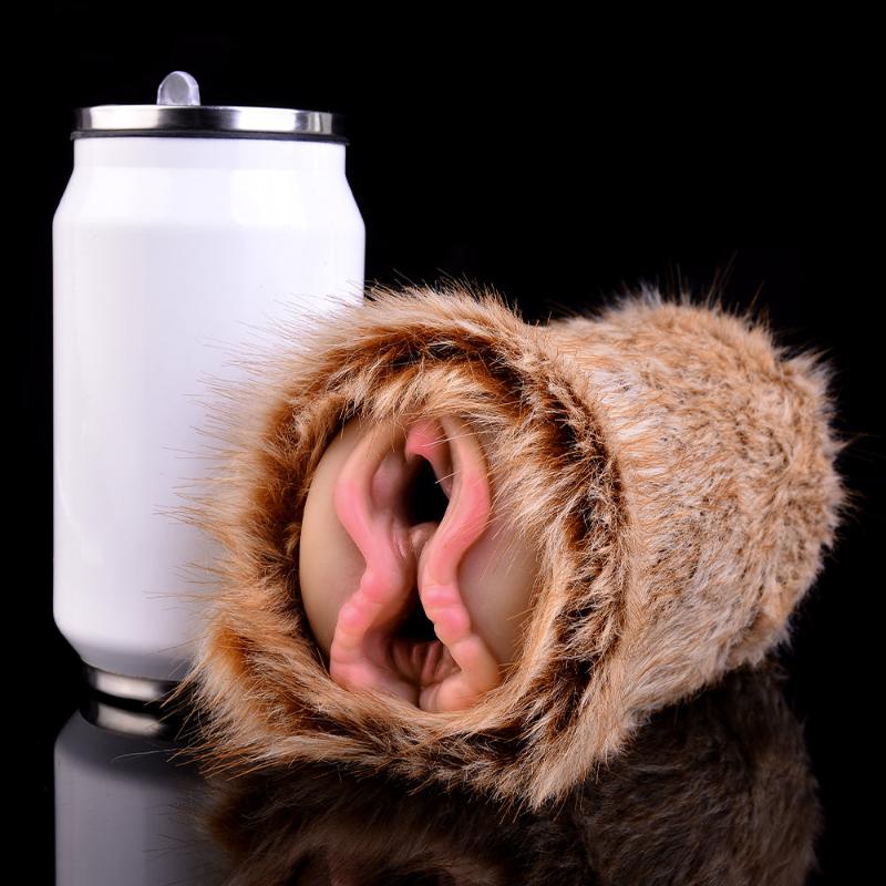Elk Furry Pocket Pussy – Dual-Opening Faux Fur Animal Masturbator | Domlust