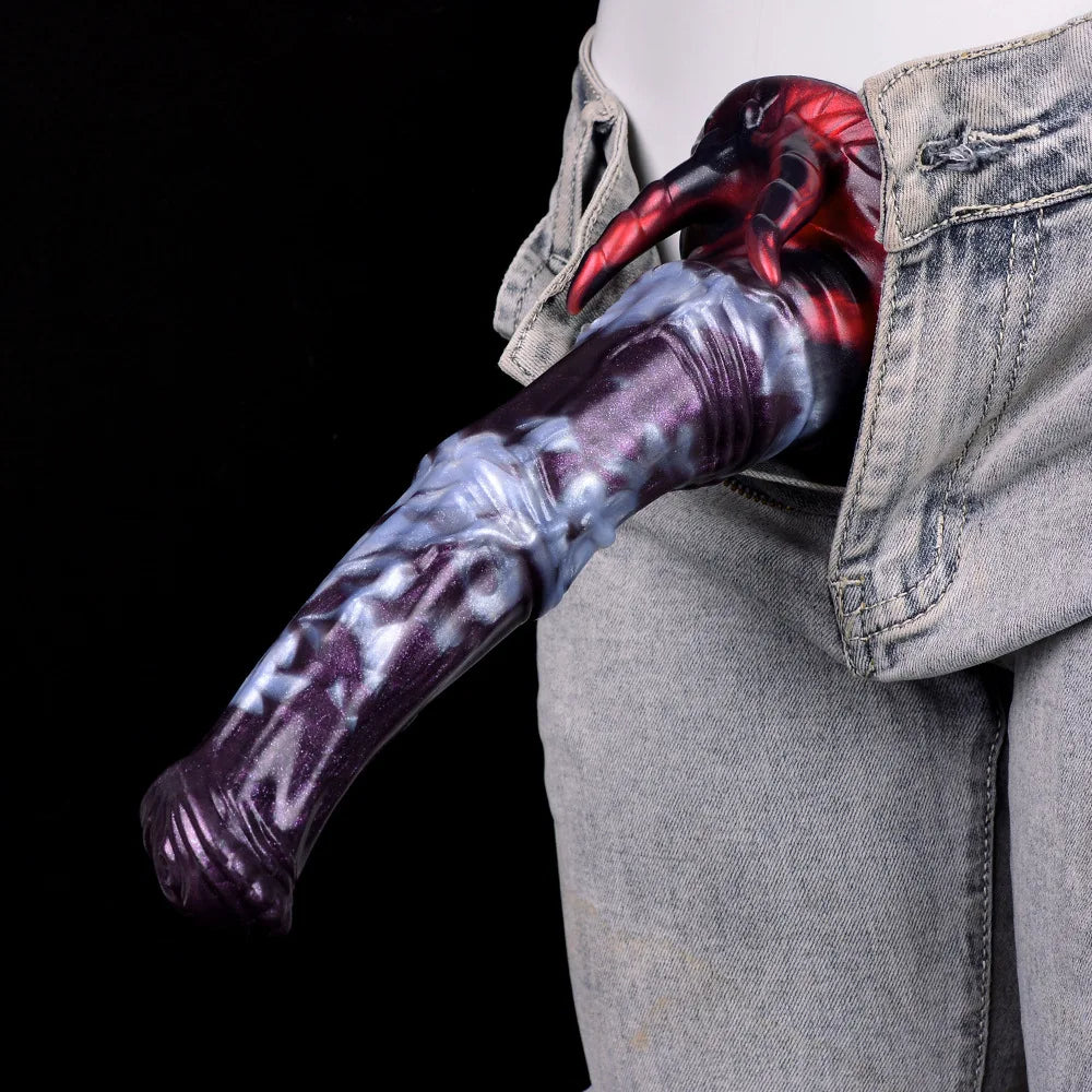 Suction Cup Monster Dildo Butt Plug - Exotic Dragondildo Women Masturbating Stimulator