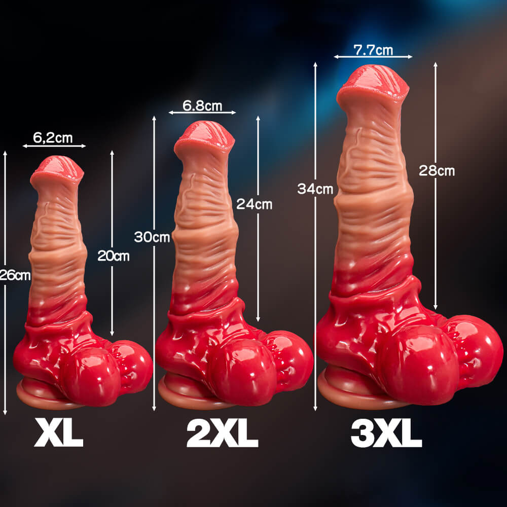 13 Inch Fantasy Thick Realistic Horse Dildo - Tarisss Sex Toy Store