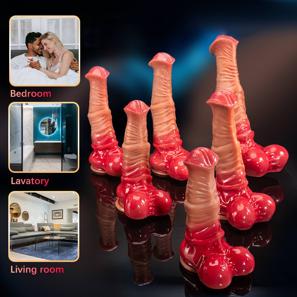 13 Inch Fantasy Thick Realistic Horse Dildo - Tarisss Sex Toy Store