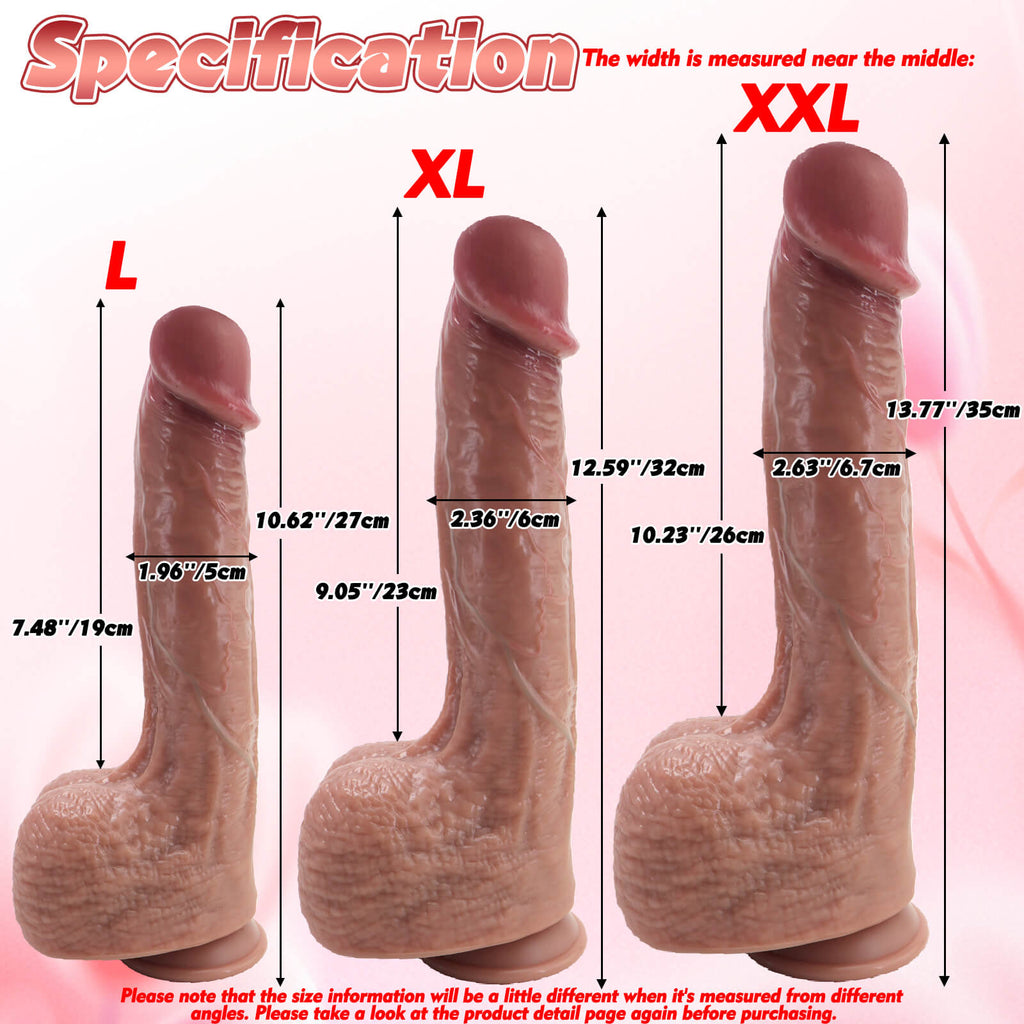 13 Inch Long Most Realistic Dildo - Tarisss Sex Toy Store
