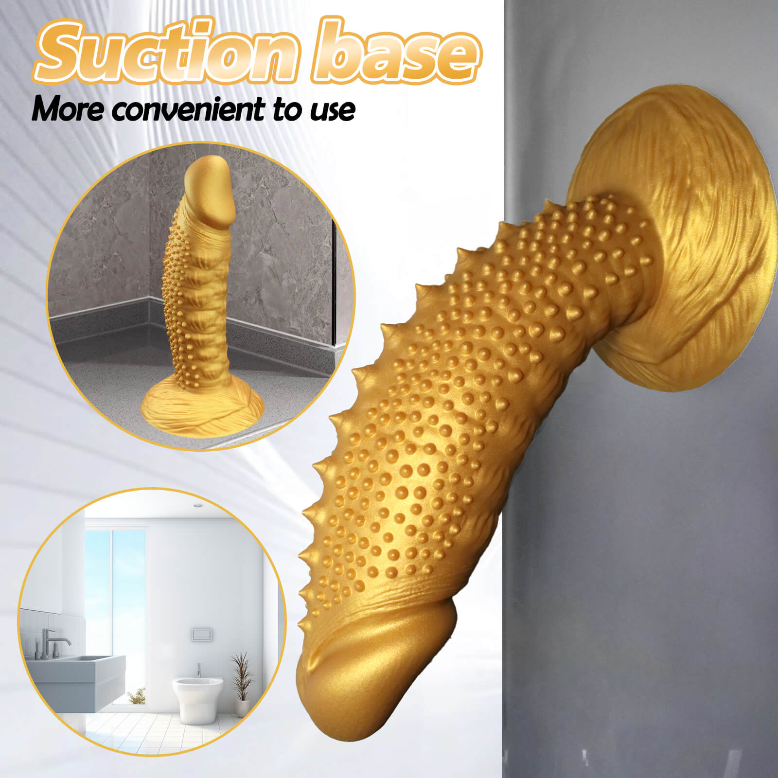 13 Inch Yellow Large Anal Dildo - Tarisss Sex Toy Store