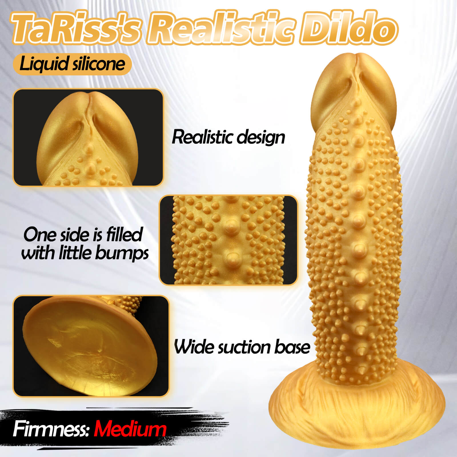 13 Inch Yellow Large Anal Dildo - Tarisss Sex Toy Store