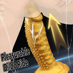 13 Inch Yellow Large Anal Dildo - Tarisss Sex Toy Store