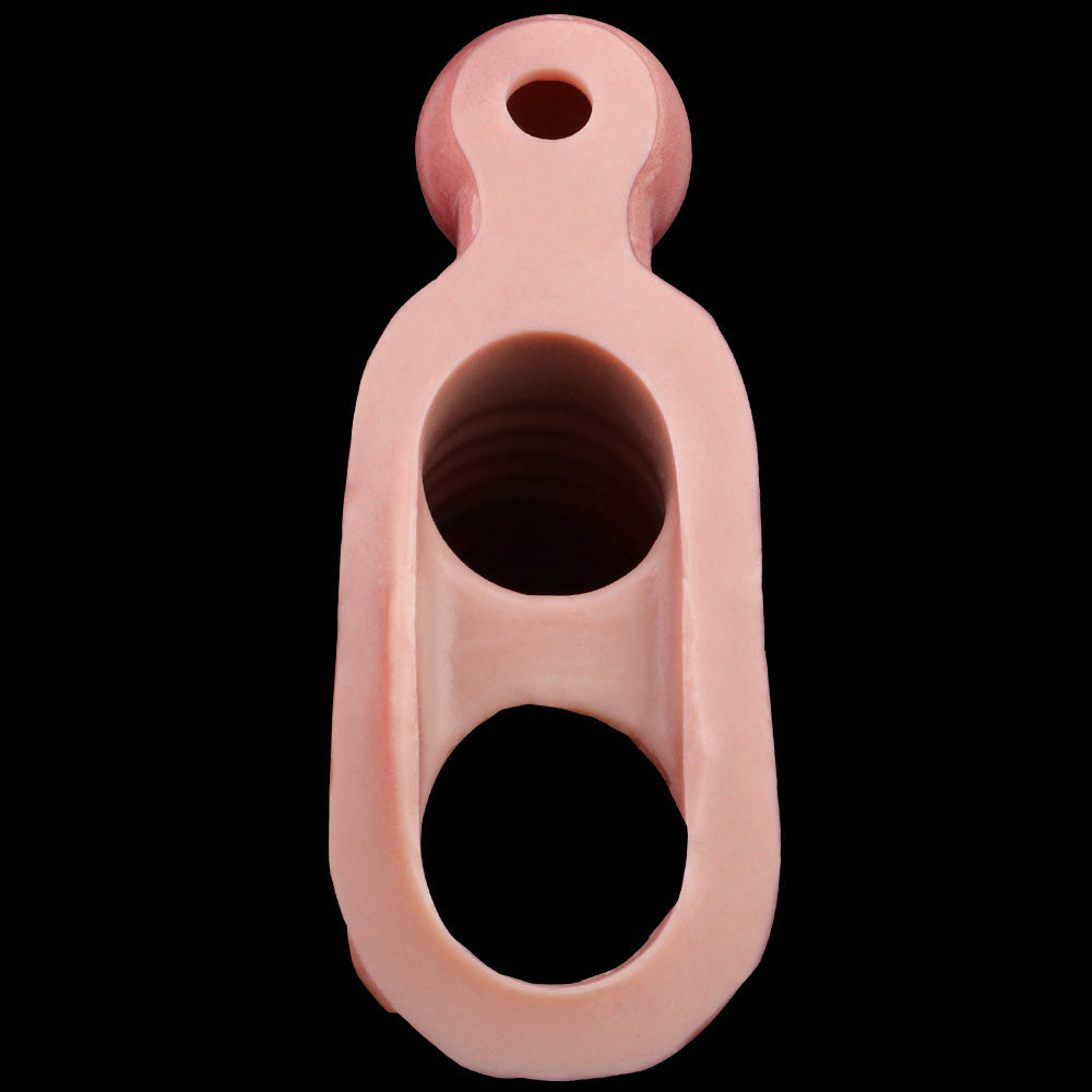 7-inch Realistic Animal Penis Sleeve Condom - Fantasy Elephant Beast Sex Cocksleeve
