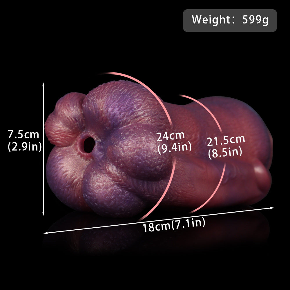 Fantasy Monster Pocket Pussy Male Masturbator - Double Hole Penis Masturbation Silicone Stroker