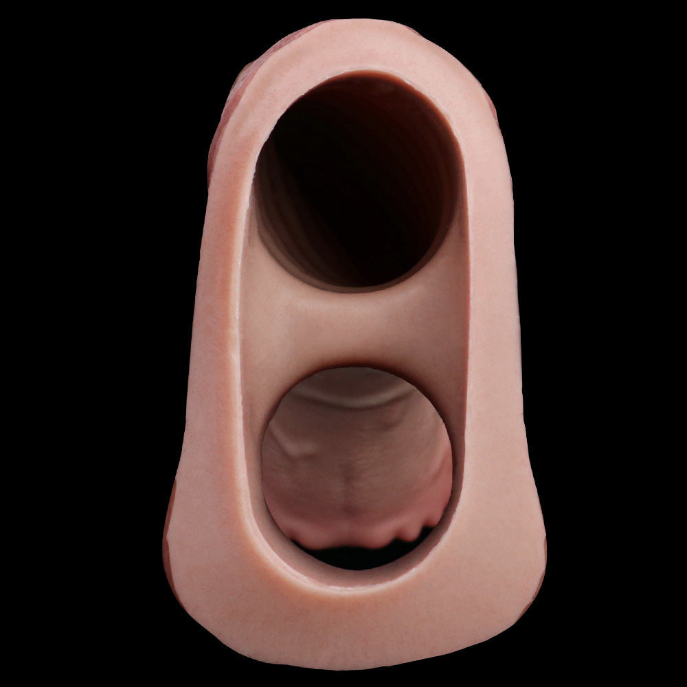 Fantasy Horse Cock Sleeve with Internal Reservoir – Silicone Penis Sheath for Longer Performance & Fullness