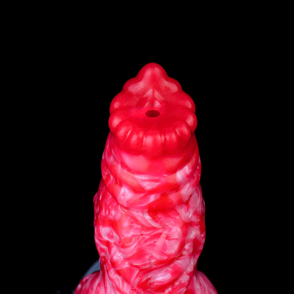 Ejaculating Dog Dildo Anal Butt Plug - Inflatable Anal Dildos Silicone Vaginal Masturbation Sex Toys