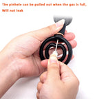 Inflatable Dildo Anal Plug - Dual Steel Ball Build-in Resizable Butt Plug Sex Toys for Men Women
