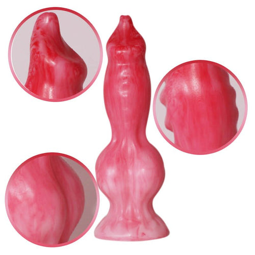 14 Inch Silicone Fantasy Dog Knot Dildo - Tarisss Sex Toy Store