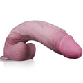 14.96” Realistic Curved Silicone Dildo with Suction Base - Tarisss Sex Toy Store