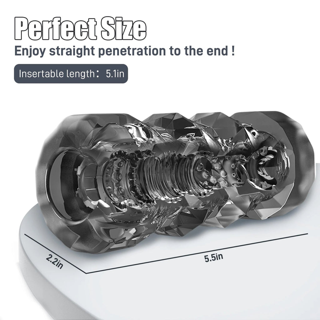 Jelly Pocket Pussy Masturbation Cup Sex Toy for Men - Realistic Vagina Penis Massager