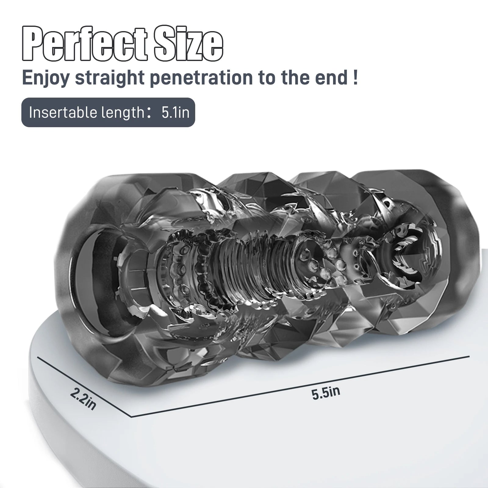 Jelly Pocket Pussy Masturbation Cup Sex Toy for Men - Realistic Vagina Penis Massager