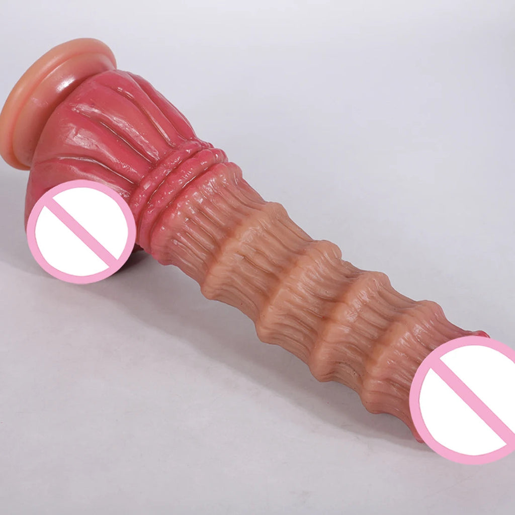 Exotic Anal Dildo Dilator Sex Toys - Big Threads Silicone Dildos Prostate Massage Milking