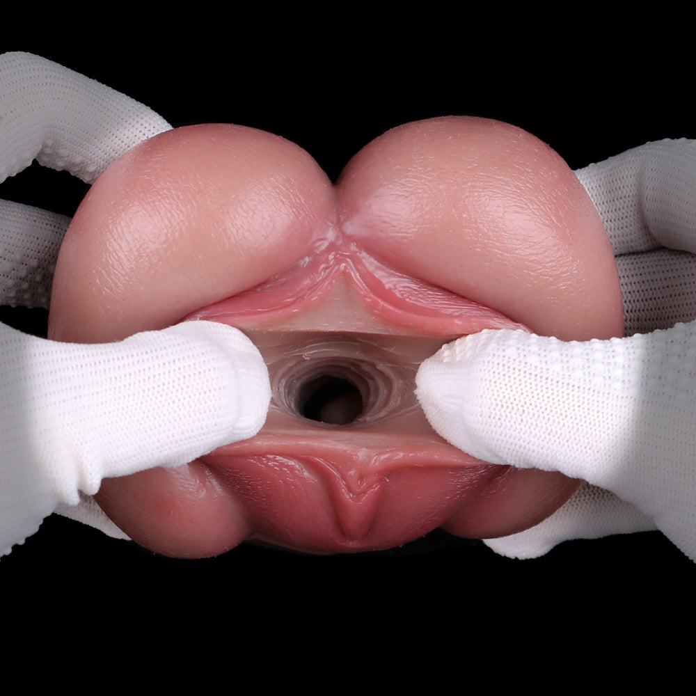 Pocket Pussy Life Size Male Masturbator - Premium Silicone Penis Blowjob Sex Toy for Men