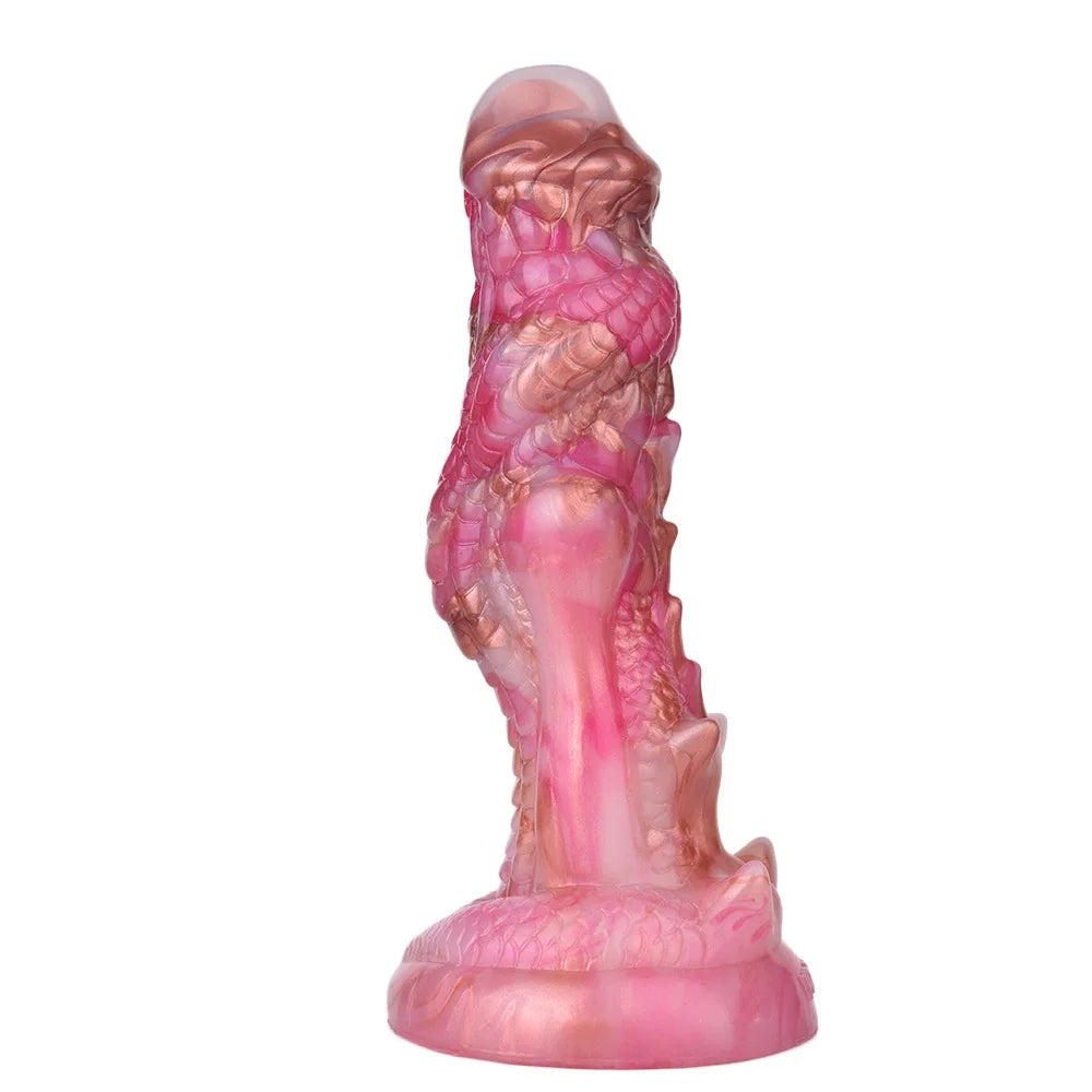 Fantasy Dragon Dildo Butt Plug - Remote Control Vibrating Monsterdildo Prostate Massager