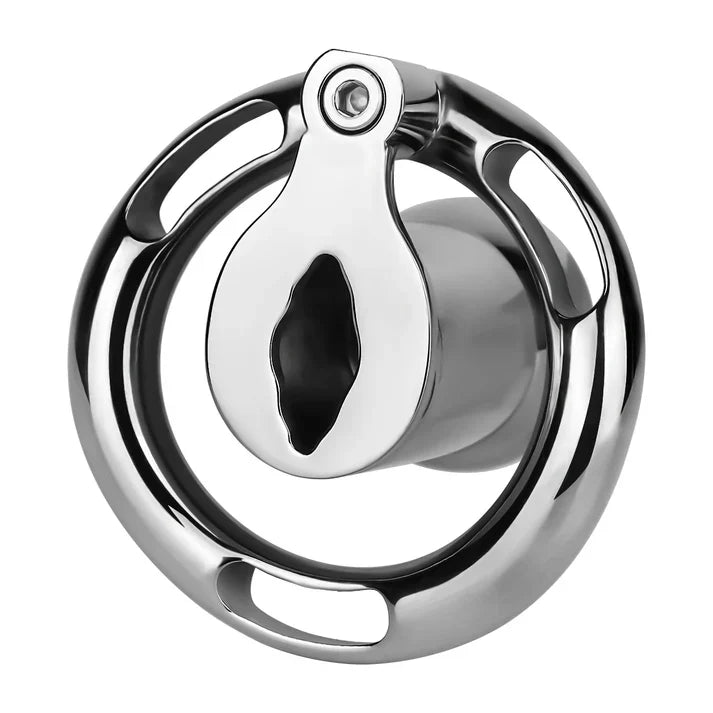 Metal Inverted Chastity Cage – Heavy Duty Stainless Steel Male Chastity Device, Secure Fit, Discreet Wear, Support Belt Compatible
