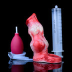 Hyena Squirting Penis Sleeve Sheath - Fantasy Cockring Delay Trainer Extender Male Sex Toy