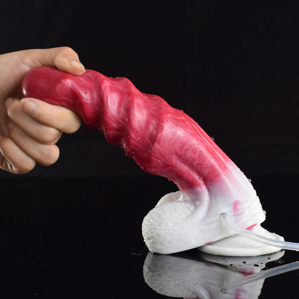 Ejaculating Monsterdildo Butt Plug - Big Sprial Vagianl Prostate Massage Sex Toys for Women