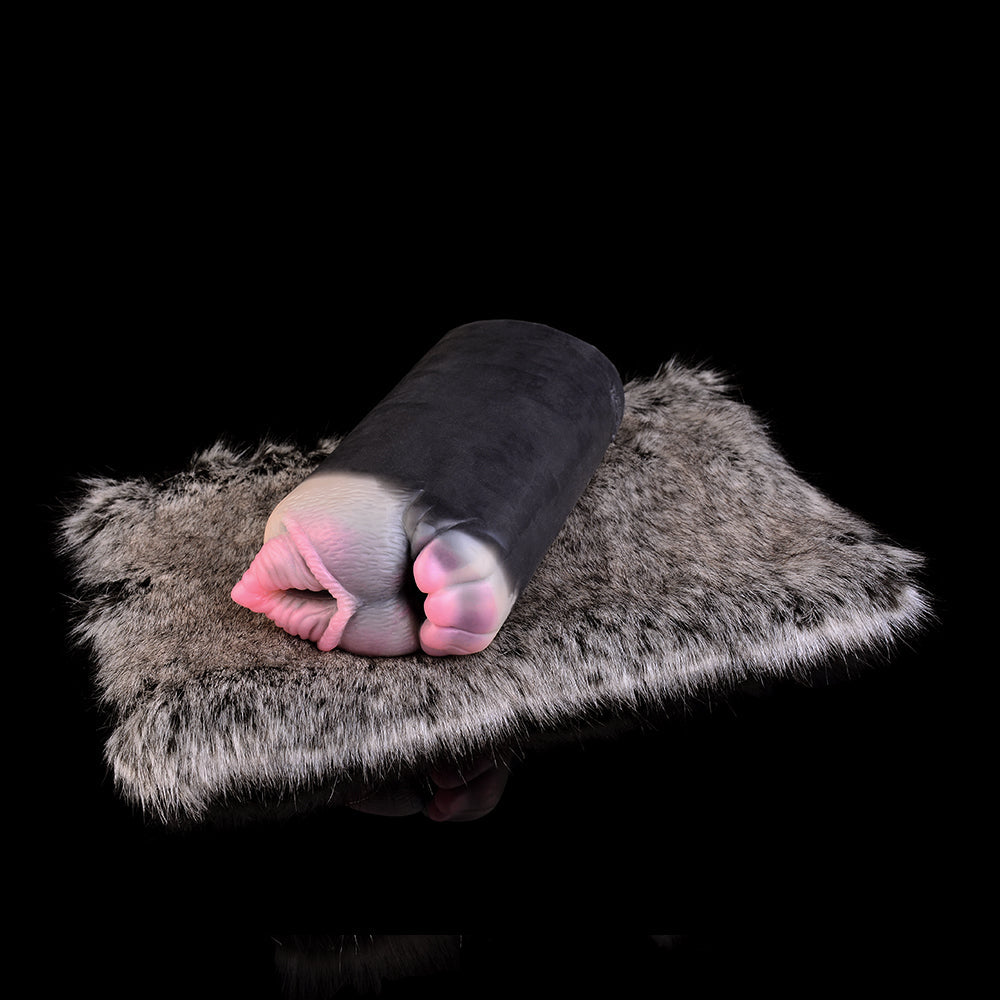 Furry Animal Pocket Pussy | Dual-Opening Fantasy Masturbation Cup with Vibrator Slot — Domlust