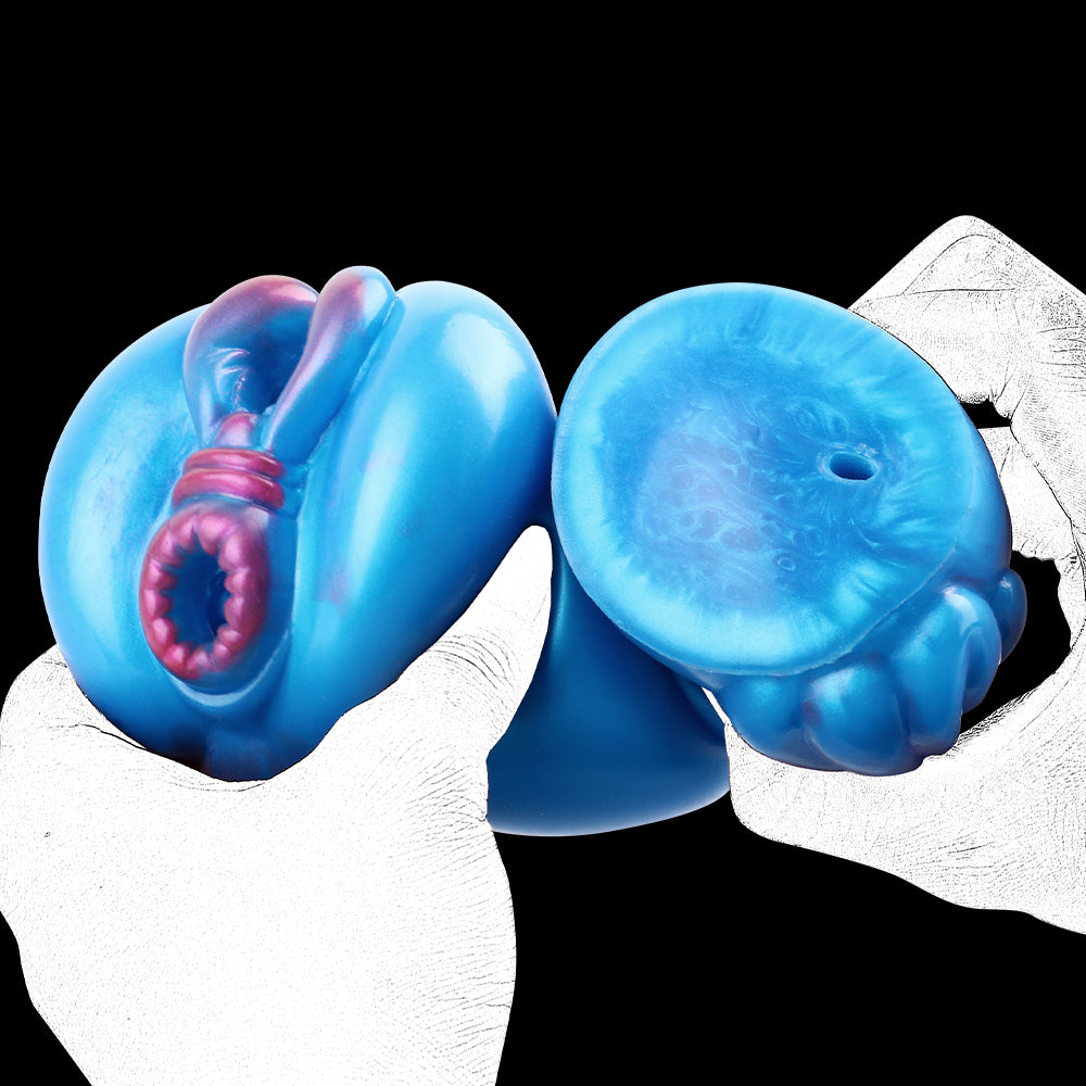 Horse Pussy Vibrating Masturbator — Dual-Entry Animal Pocket Pussy with Bullet Vibrator by Domlust
