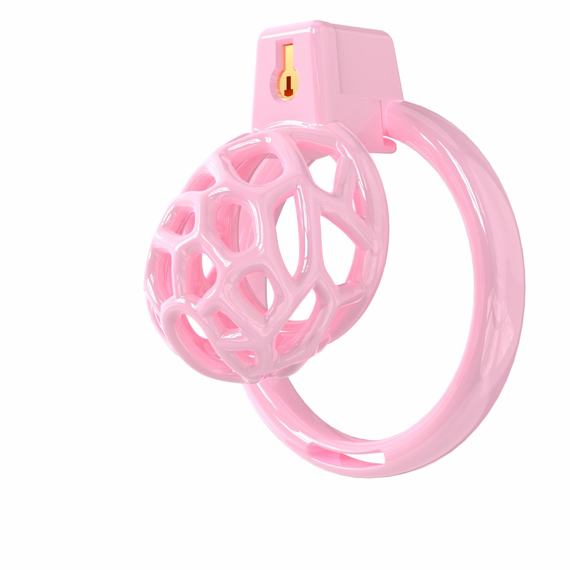 Lightweight Resin Chastity Cage – Random Mesh Design, Breathable, Multi-Size & Color Options