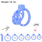 Lightweight Resin Chastity Cage – Random Mesh Design, Breathable, Multi-Size & Color Options