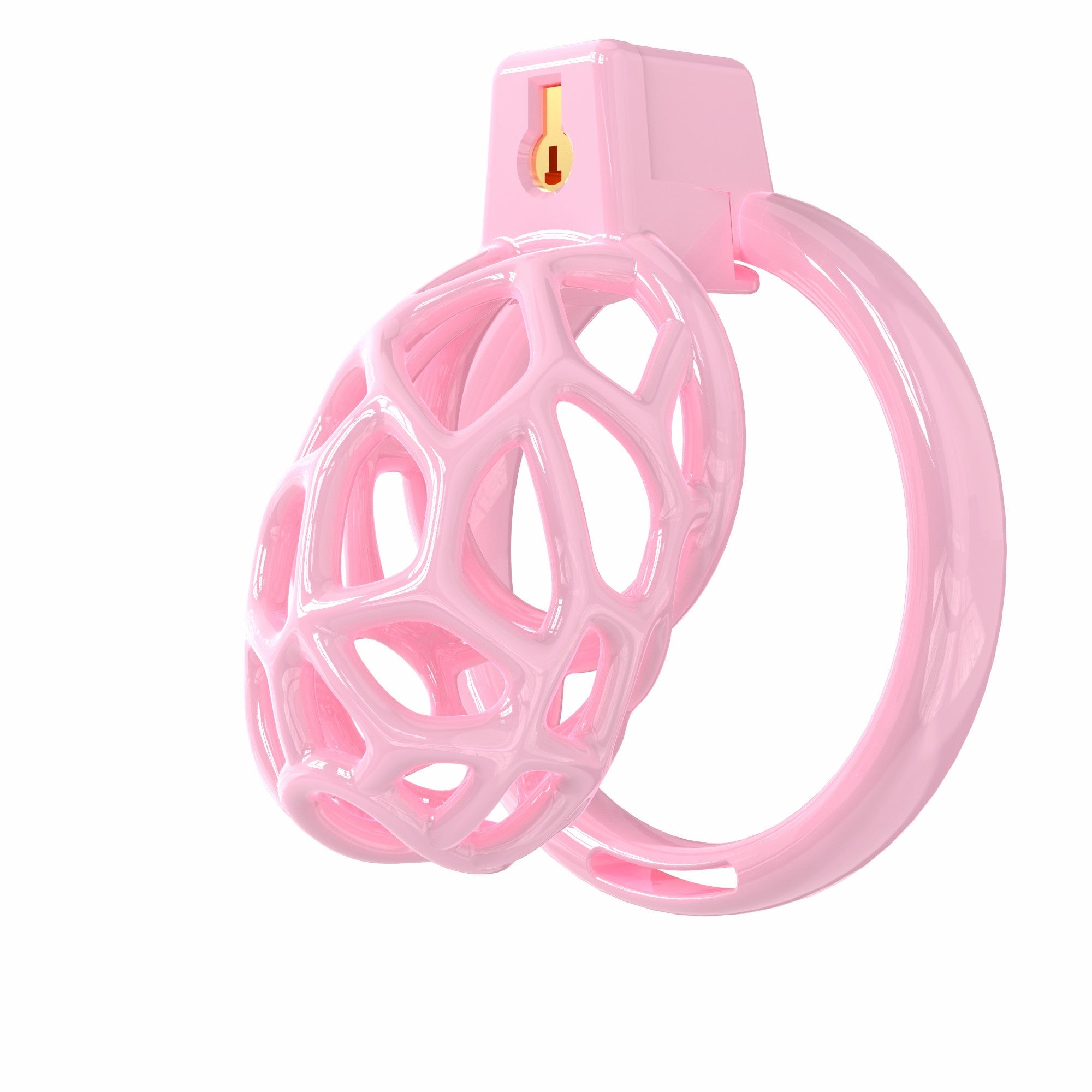 Lightweight Resin Chastity Cage – Random Mesh Design, Breathable, Multi-Size & Color Options