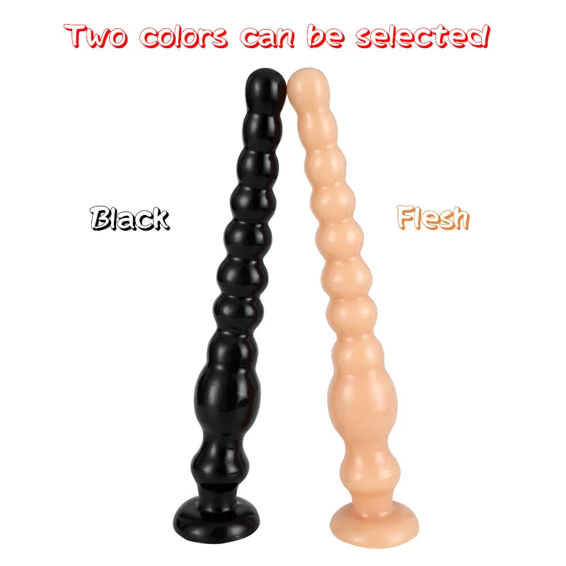 Long Anal Beads Butt Plug - Exotic Suction Cup Dildos Vaginal Masturbation Anal Sex Toys