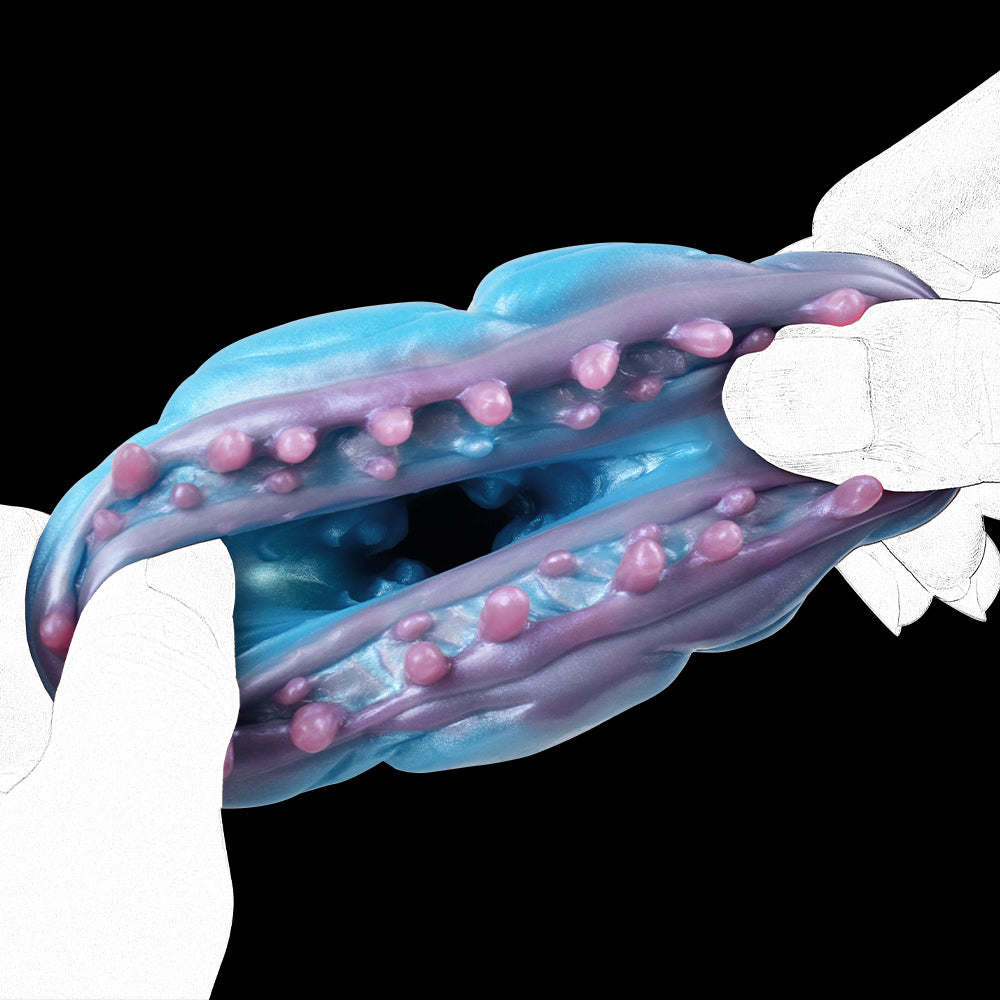 Deep Sea Anemone Pocket Pussy — Premium Silicone Alien Fantasy Masturbator