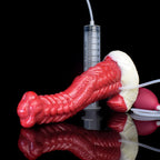 Squirting Dragon Dildo Crawl Clit Stimulation Butt Plug - Silicone Cumming Women Masturbator