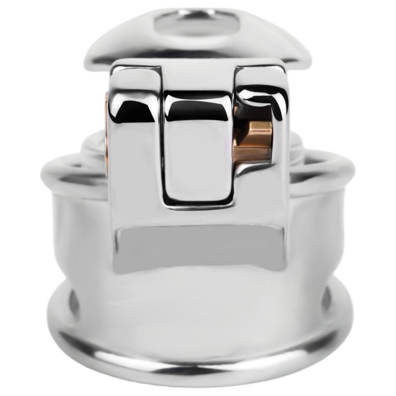 No Ball Ring Chastity Cage 2.0 Stainless Steel Glans Locking Male Chastity Device for Long-Term Comfortable Wear