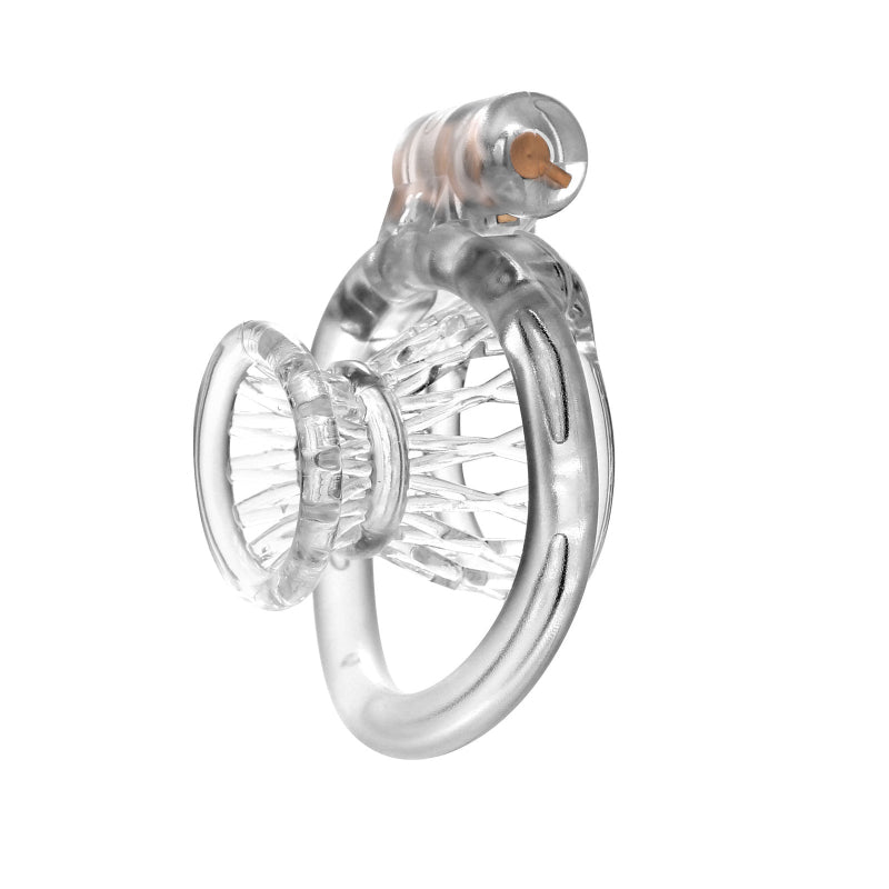 Inverted Chastity Cage for Men – 3D Printed Resin, Sissy Training, Small Size Fit