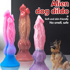 Realistic Thick Dog Dildo - 11 inch Monsterdildo Three Head Women Masturbating Sex Toys