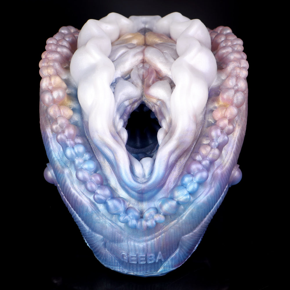 Fantasy Abalone Pocket Pussy – Premium Platinum Silicone Masturbator Sleeve for Men
