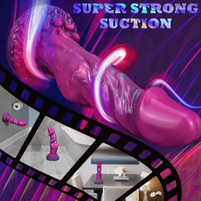 Zeus Exotic Dildos - the Out-of-This-World Desire. all Silicone with Powerful Suction Cup.