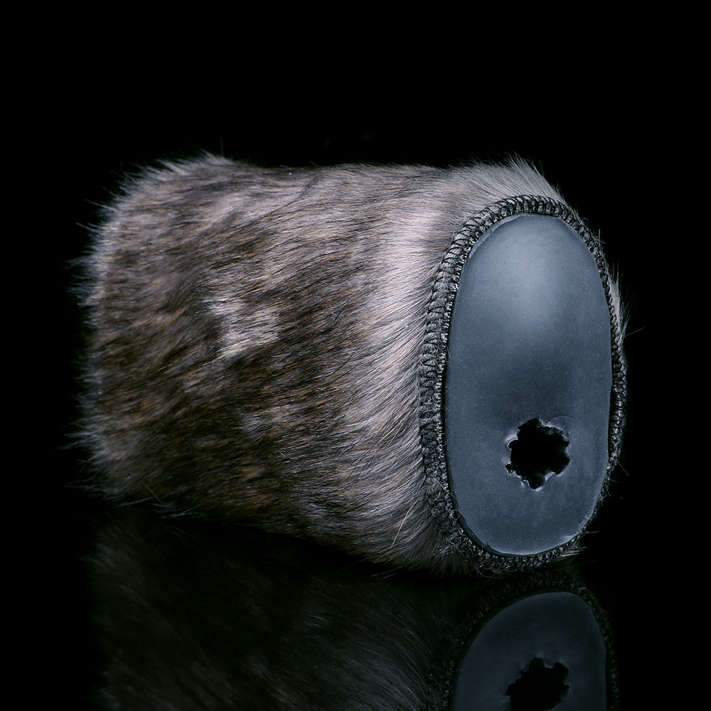 Domlust Rhino Pocket Pussy — Furry Silicone Vibrating Masturbator for Men