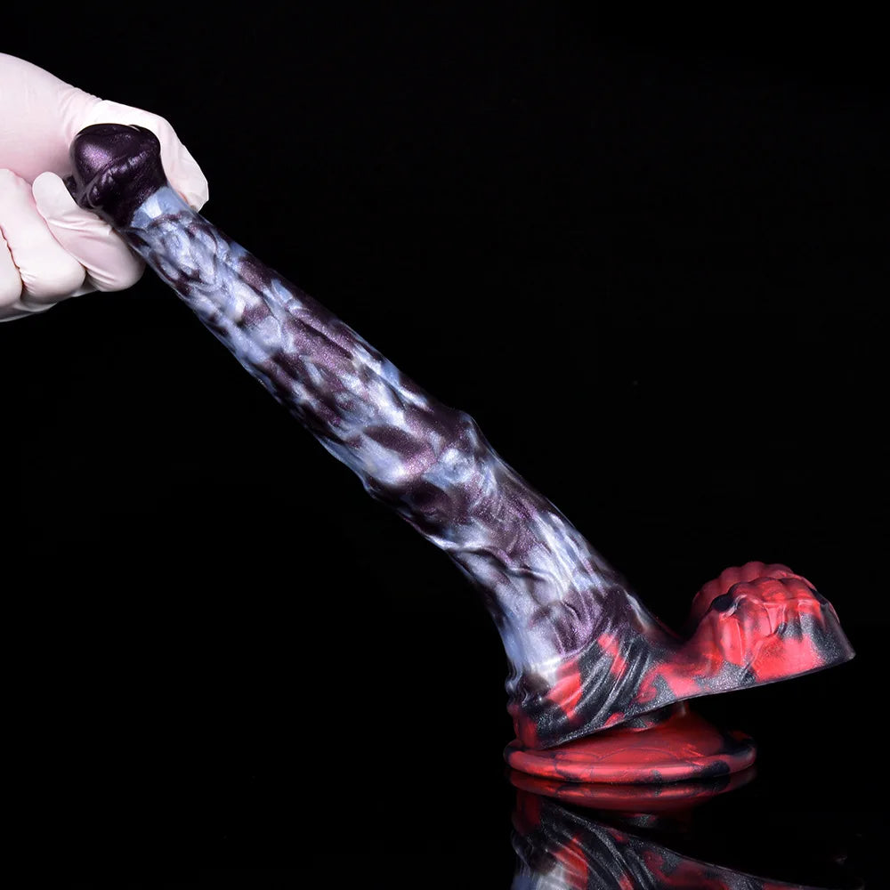 Suction Cup Monster Dildo Butt Plug - Exotic Dragondildo Women Masturbating Stimulator